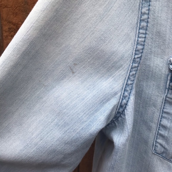 3/$25 Rubbish Chambray Button Down Top Size M - Picture 6 of 6